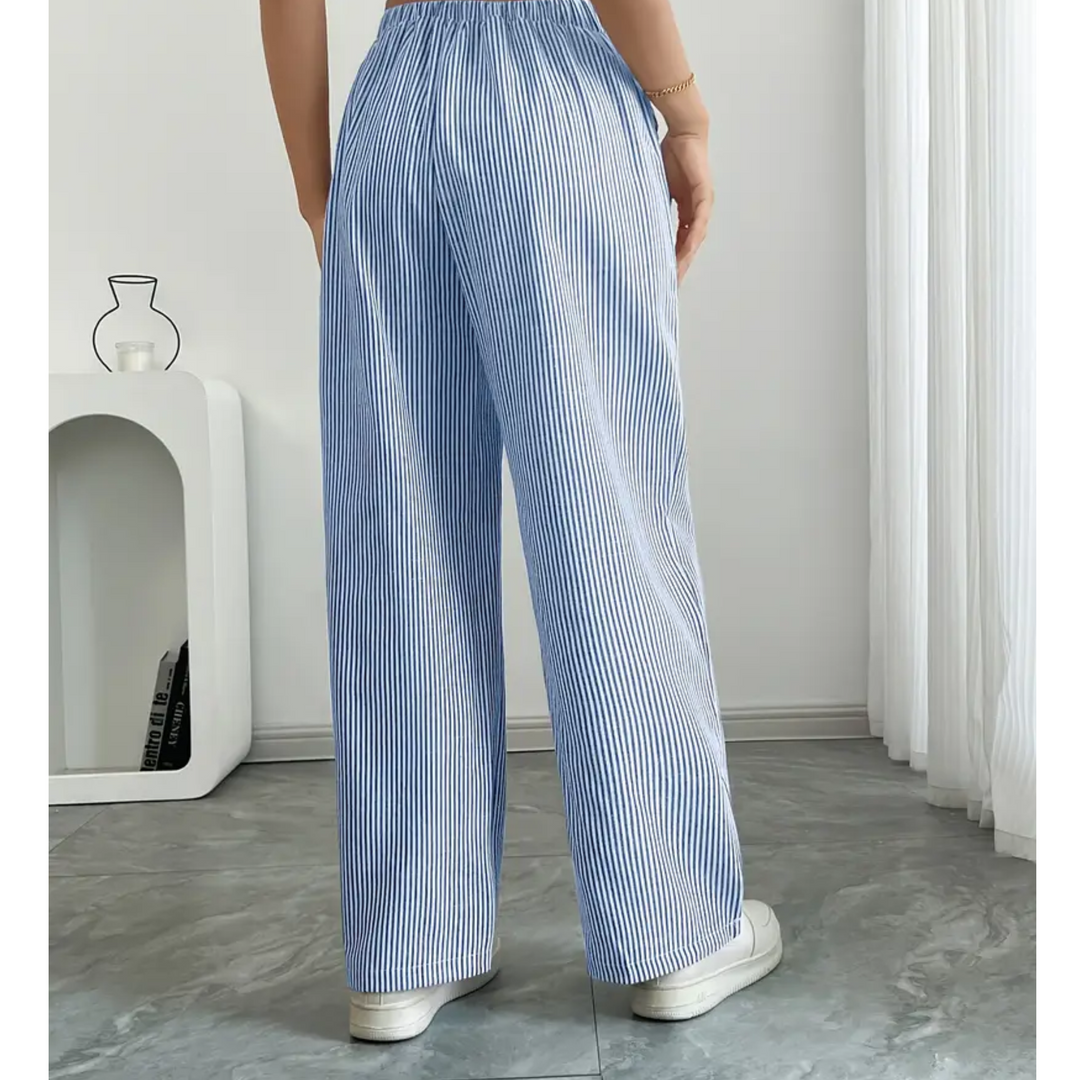Amber™ | Striped Pant With Pockets
