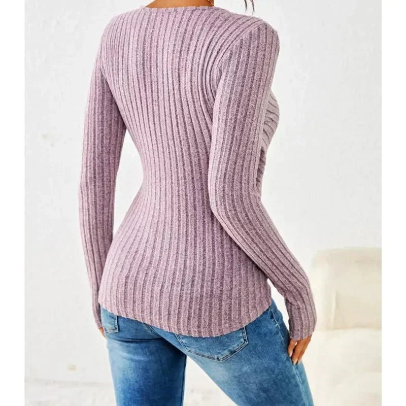 Caroline™ | Tummy Tucking Long Sleeve Top